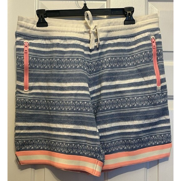 Chubbies Lounge Wear 100% Cotton Blue & White Soft Shorts Size Large 7" Inseam - Picture 1 of 10
